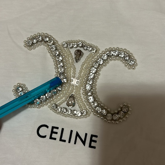 Celine White T-Shirt - Picture 4 of 14